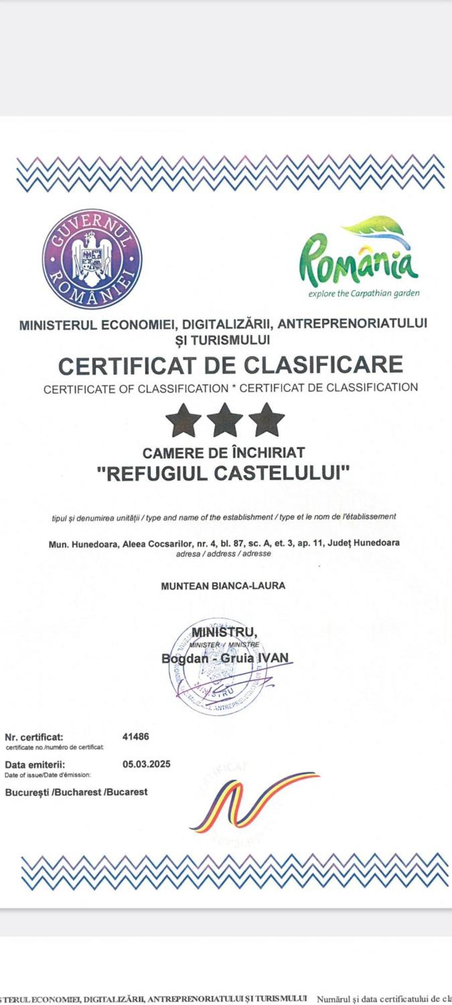 Refugiul Castelului * Hunedoara